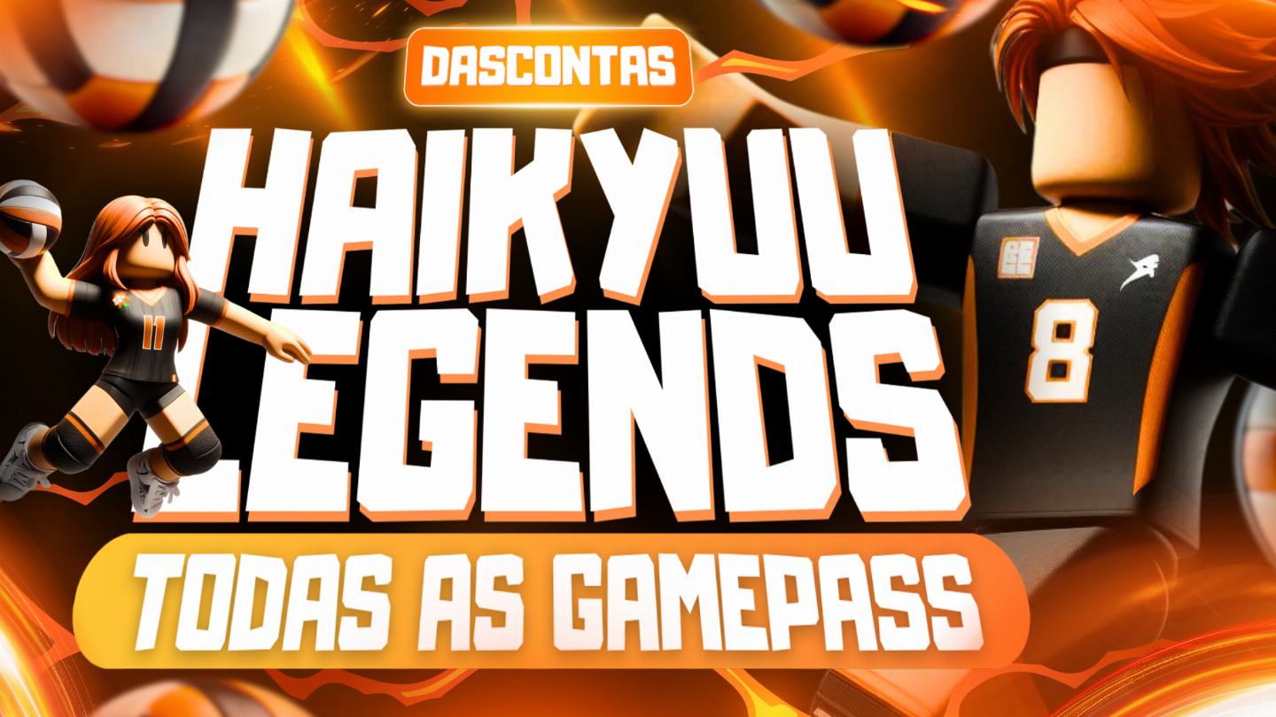 VOLLEYBALL LEGENDS / TODAS AS GAMEPASS / ROBLOX / LENDAS DO VOLEIBOL/ 50% OFF