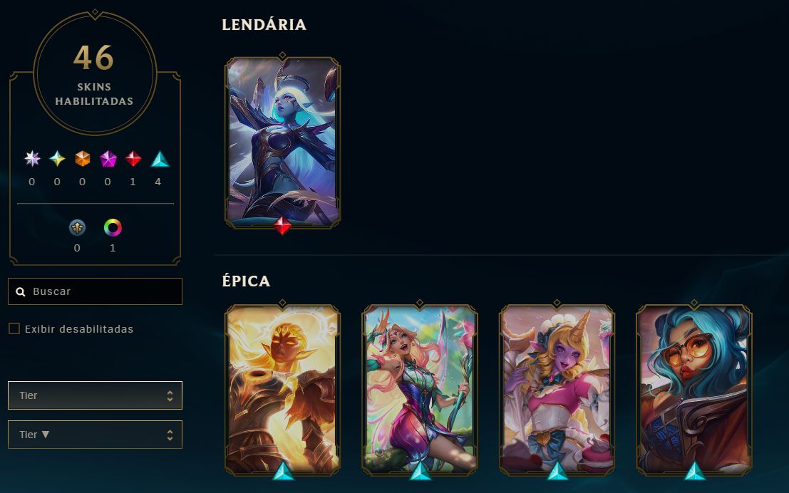 Conta Smurf Lol pronta para ranked.
