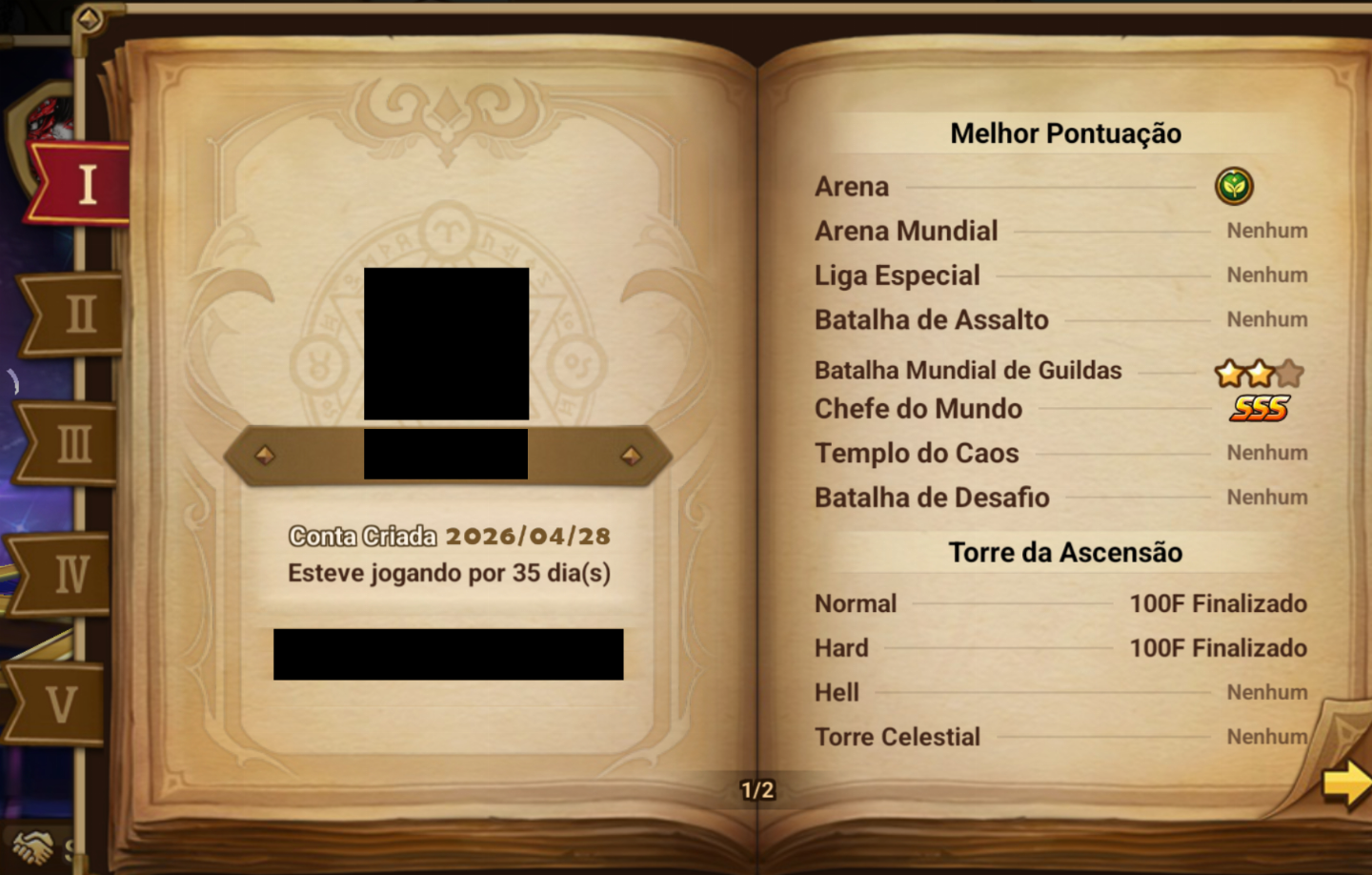 Conta Lv71 C/ Nephtys, Betta e Leah e outros Nat5, Runas Base feitas