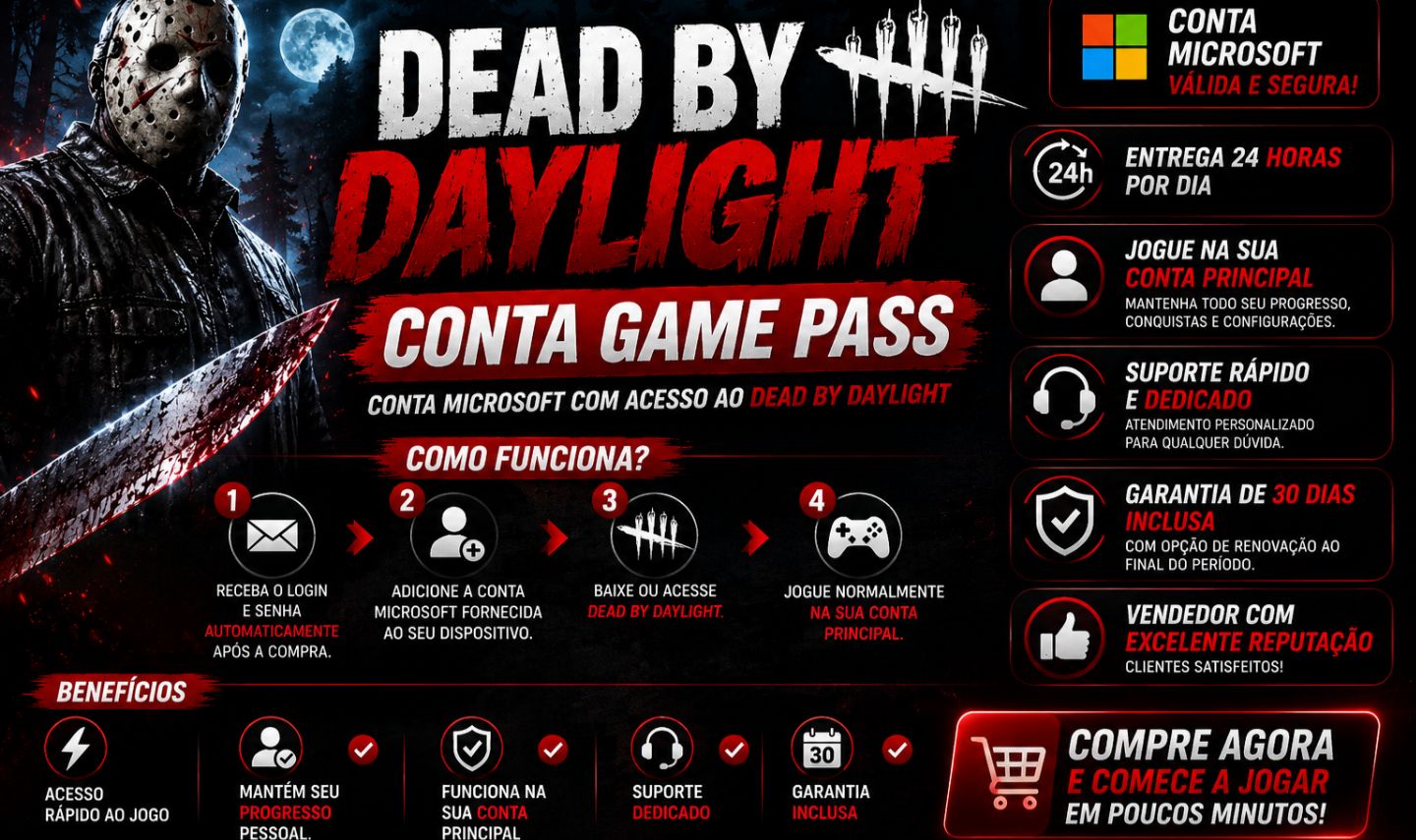 Conta de Dead By Daylight (GAMEPASS)