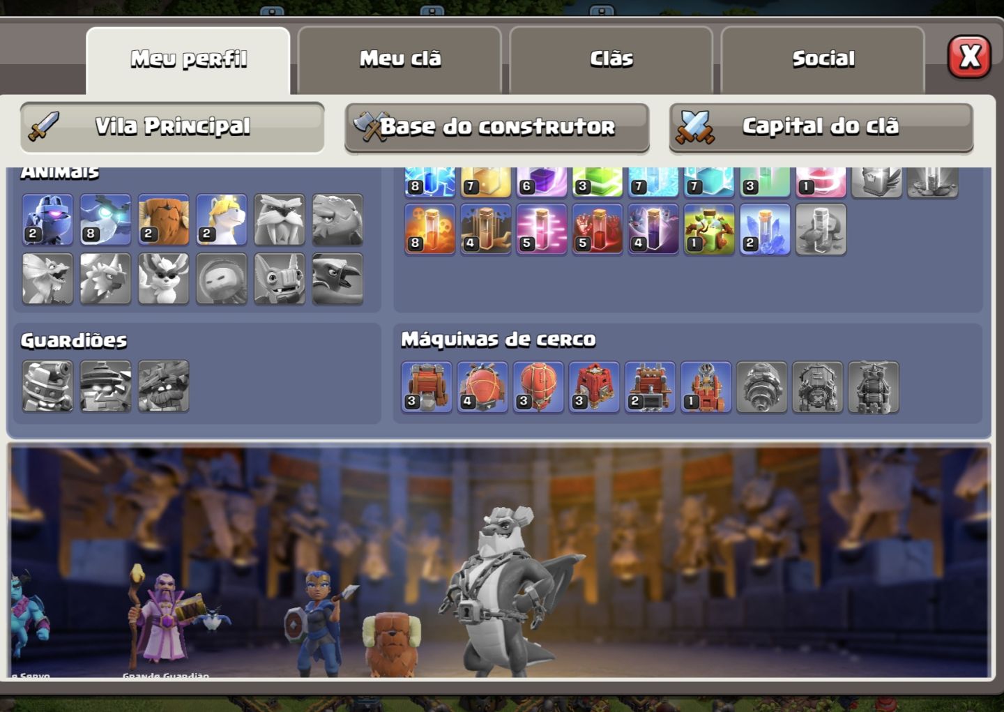 Conta Clash of clans cv14