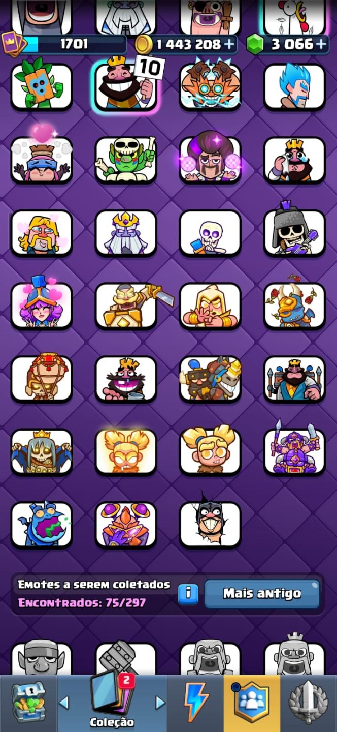 Conta de Clash royale