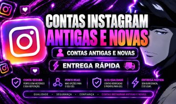 Contas Instagram Antigas e Novas com 2FA Ativo | Melhor Preço