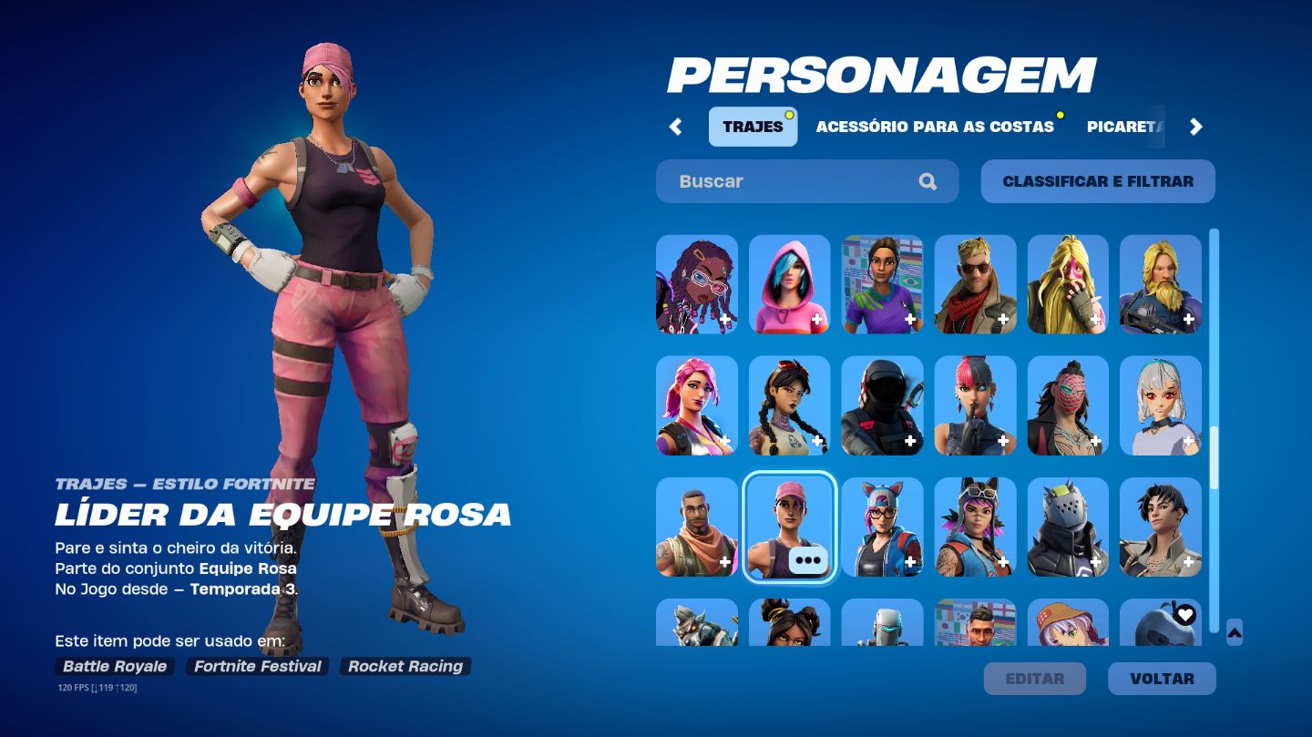 Conta fortnite: Minty, glow +salve o mundo fundador (180 skins )