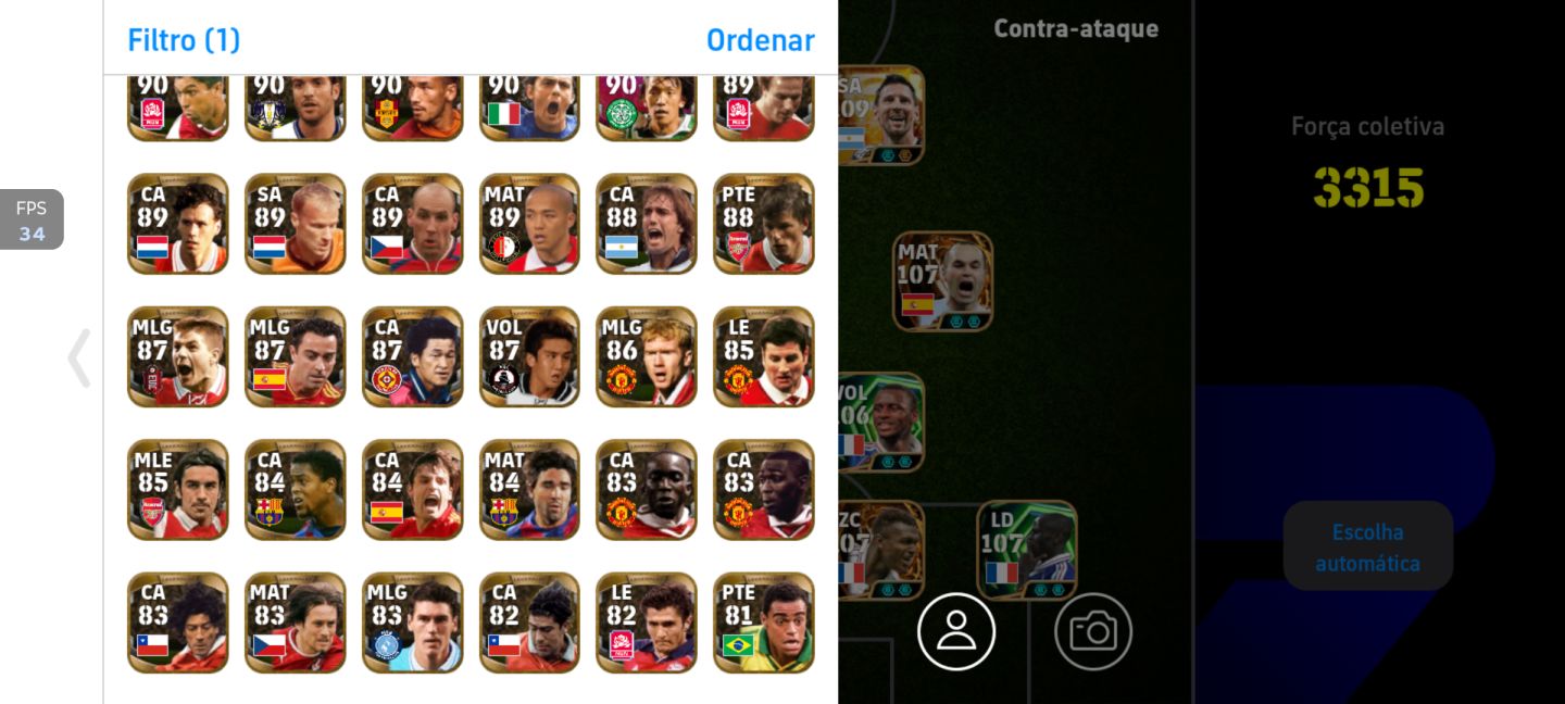 Time efootball Full épico, show time e lendários,