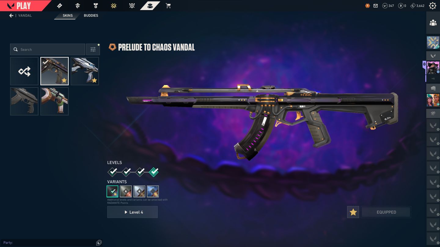 CONTA VALORANT EX ASC