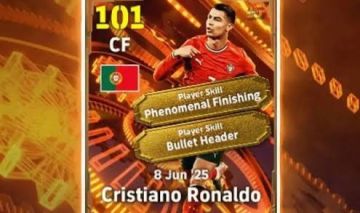 Conta efootboll com Cristiano Ronaldo 107 super raríssimo