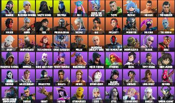 CONTA FORTNITE FA 159 SKINS | PASSE MARVEL | LARA CROFT | NEYMAR | SPIDER-GWEN