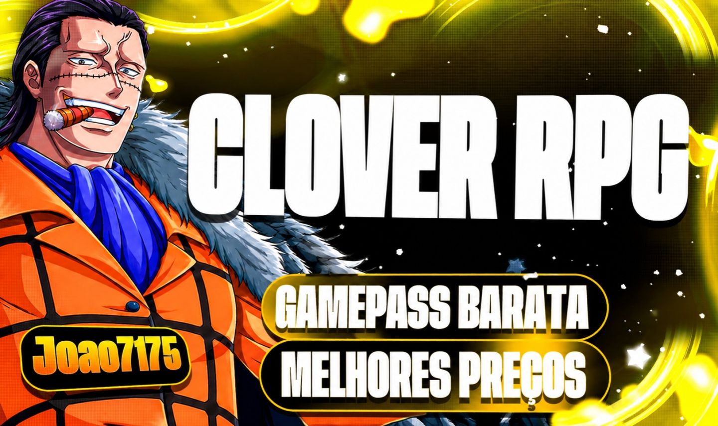 CLOVER RPG ROBLOX (GAMEPASS PASSES / ITENS) CR