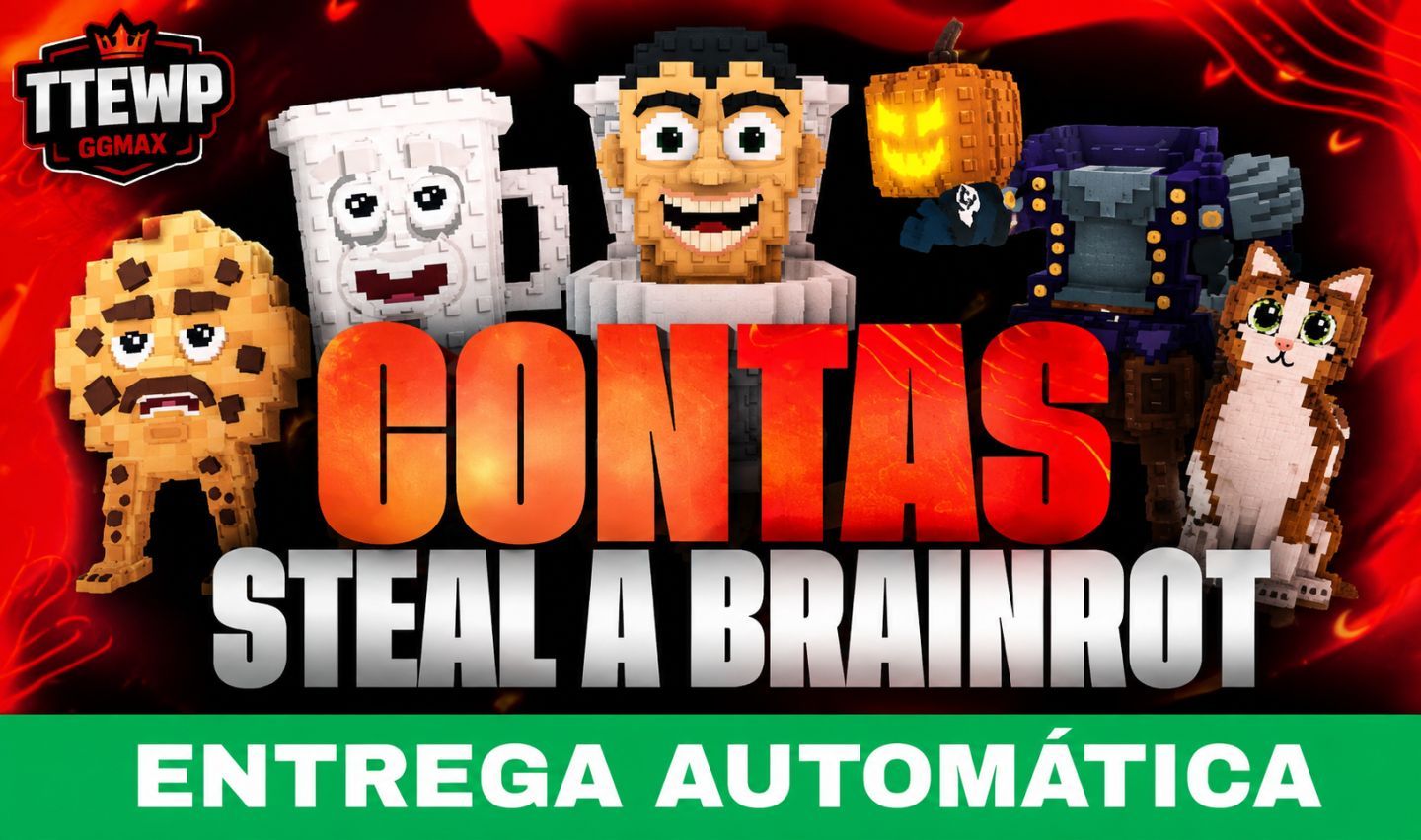 [95% DESCONTO] CONTAS STEAL A BRAINROT / ROUBE UM BRAINROT [ENTREGA AUTOMÁTICA]