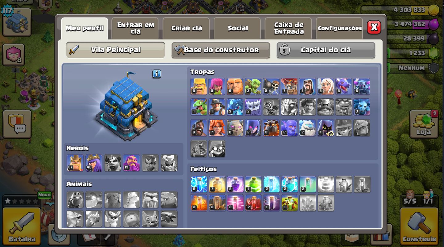 Conta Clash of clans abandonada