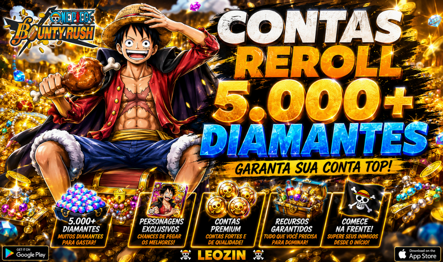 [PROMOÇÃO] One Piece Bounty Rush | 5K+ Diamantes | Android | iOS OG