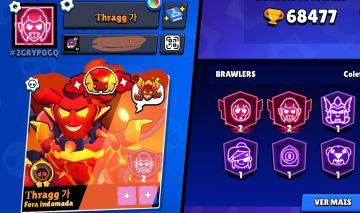 Conta de brawl stars 2018 + conta de clash royale com 10k de troféus