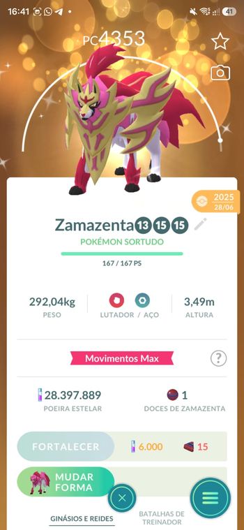 Conta Pokémon GO LVL71 - 28M de Poeira, Zygarde 100%, Mewtwo Shundo Mega