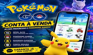 Conta de Pokemon Go lv55 com mais de 125 shines e diversos lendarios