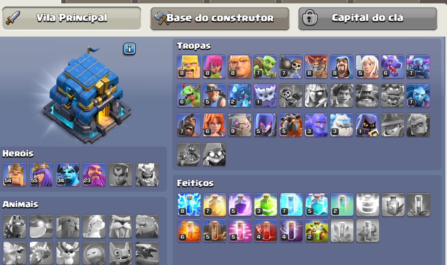 CONTA CV12 RECENTE(CV 11 FULL) + CC8 RUSHADO