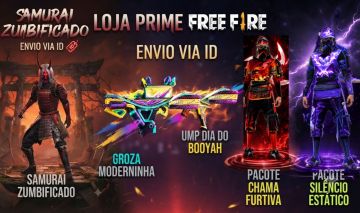 LOJA PRIME FREE FIRE - ENVIO VIA ID