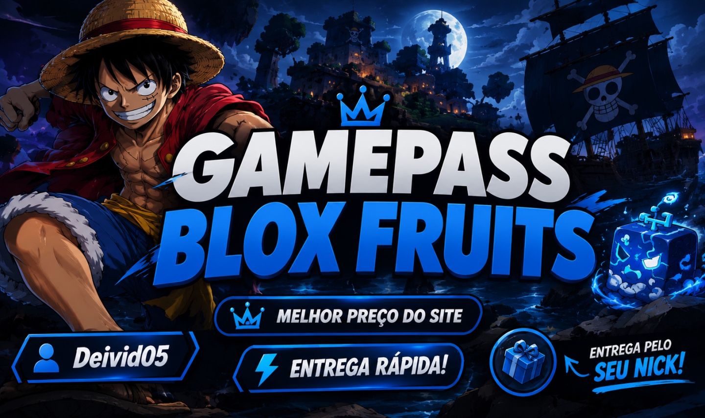 GAME PASSES BLOX FRUITS (ENTREGA RAPIDA)