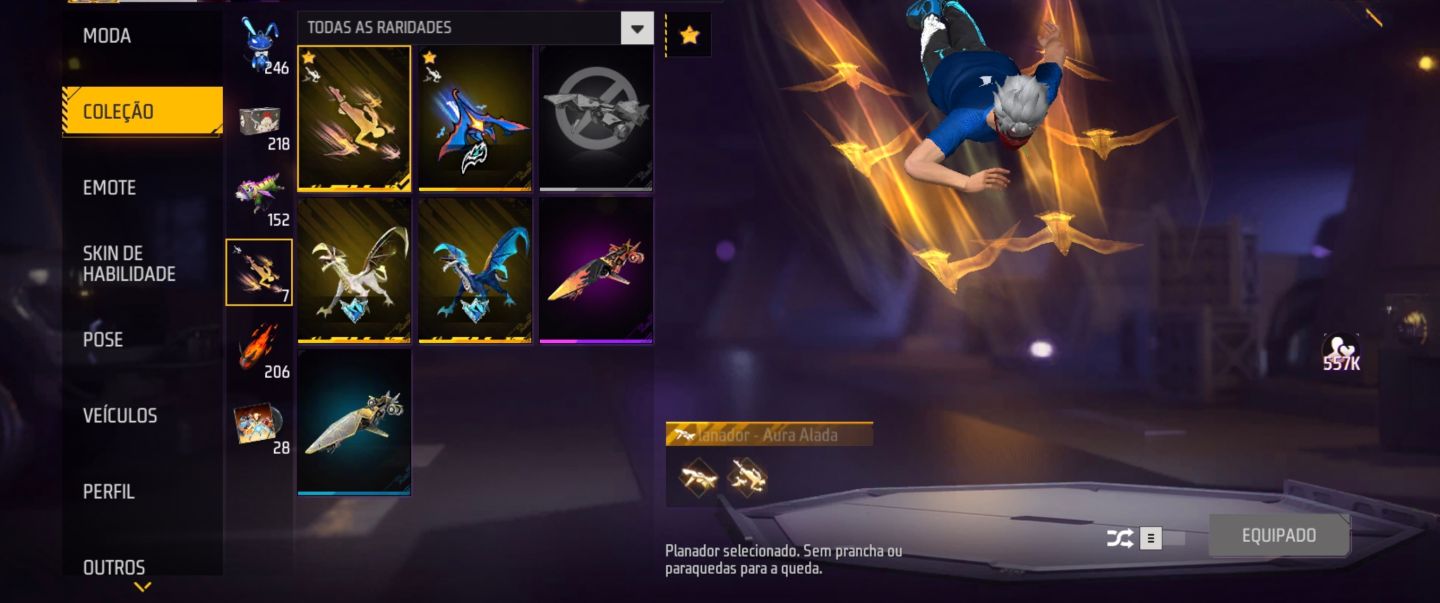 Conta gemada de free fire