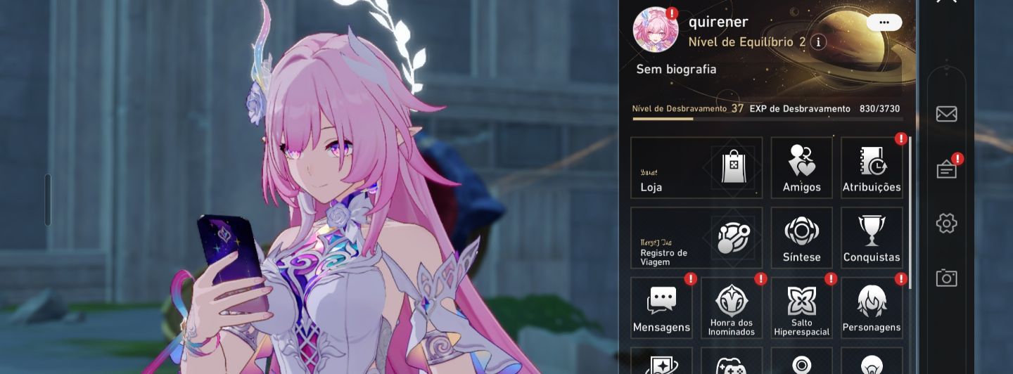Conta honkai star rail com cyrene e Archer
