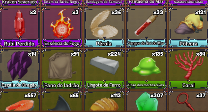 Itens do King Legacy (MEGA PROMOÇÃO)