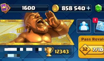 Canta de Clash Royale 12K de troféus
