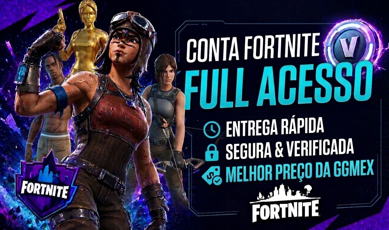 Conta fortnite full acesso com lara croft full acesso