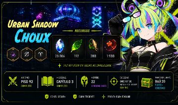 Epic Seven Conta inicial com ML Choux e ML Yufine+280 Molagoras+One shot Hunts