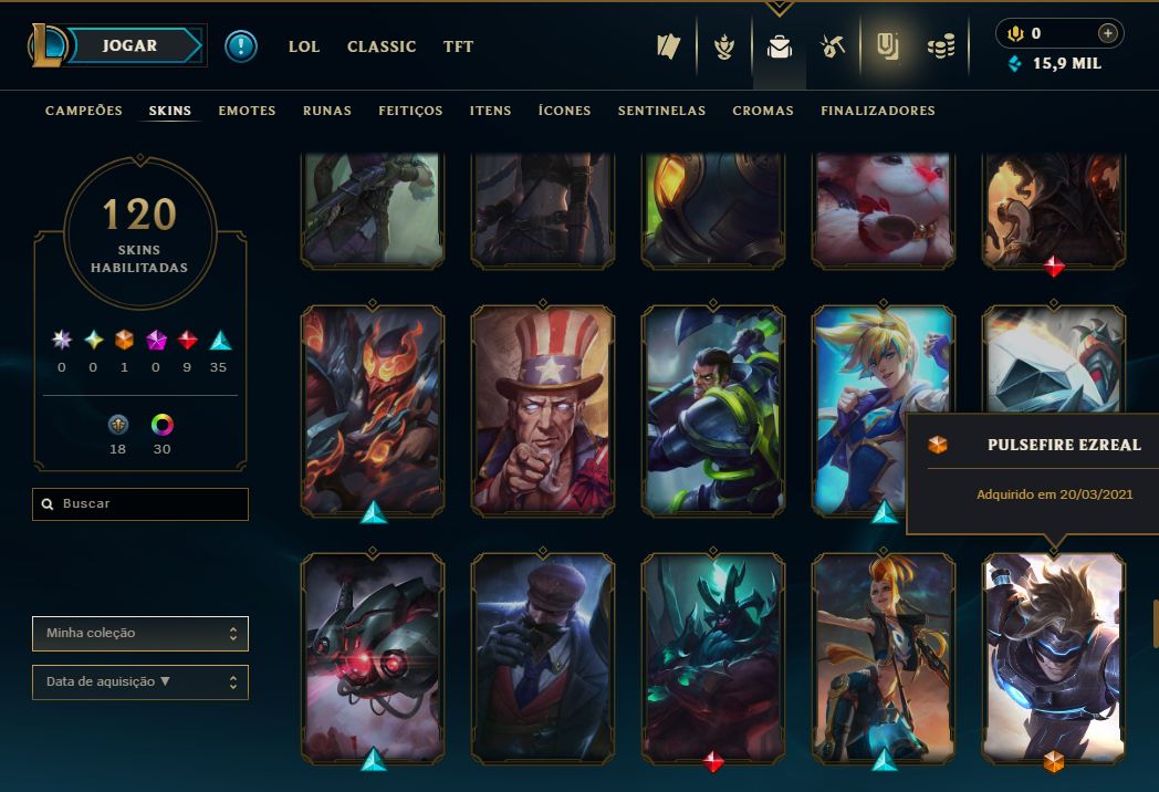 SKIN LENDÁRIA YASUO DRAGÃO + [ QUASE 150 SKINS HABILITADAS ] + [ TROCA NICK ]