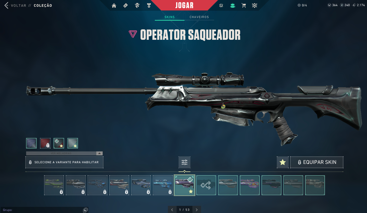 Conta Valorant com varias skins