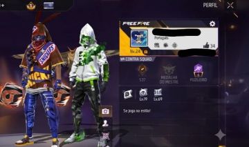 FF - Conta Nível 24 | Conjunto Snickers + Conjunto Cibernético | Entrega Rápida