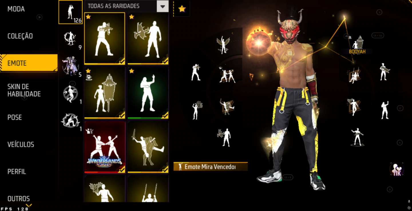 CONTA FREEFIRE GEMADA PRIME 8