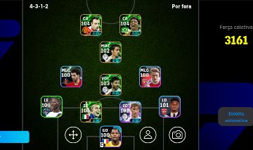 [MENOR PREÇO] Conta Efootball 3147 + Bebeto 104 + Berbatov 104...