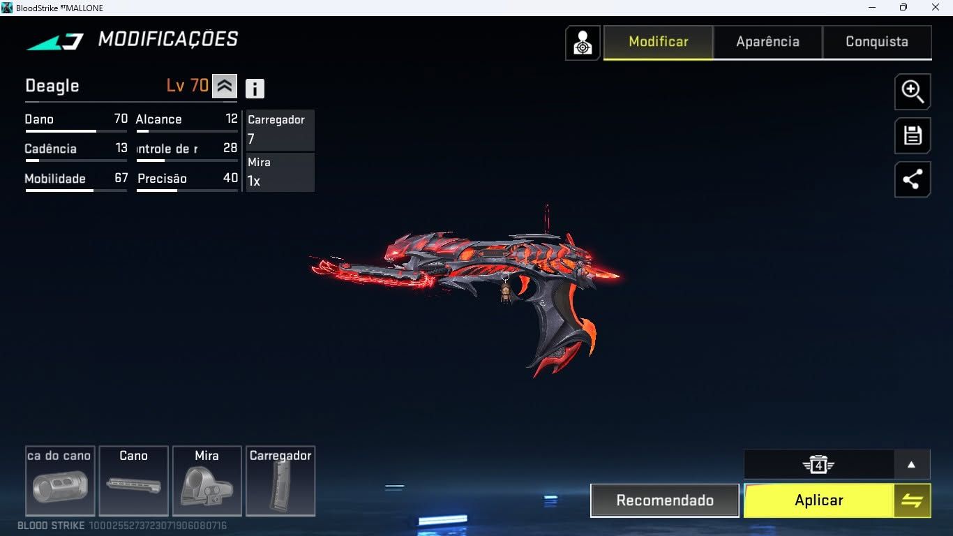 Conta BloodStrike | Skin NOVA - Rainha Escarlate +20 Skins Extras
