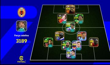 CONTA eFOOTBALL 3189 DE FORÇA! GOL 107 + ZAGUEIRO 106! CONTE, AMORIM & LAMPARD