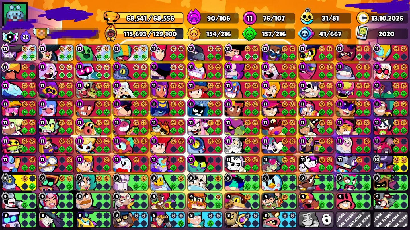 CONTA BRAWL STARS SKINS RARAS!