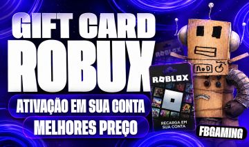 ROBUX BARATO - VIA GIFT CARD DIRETO EM SUA CONTA !