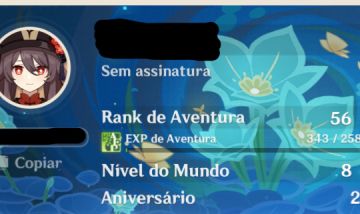 Conta Genshin - Yelan + Hutao + Zhongli + Itto + Raiden + Pit garantido 5 stars