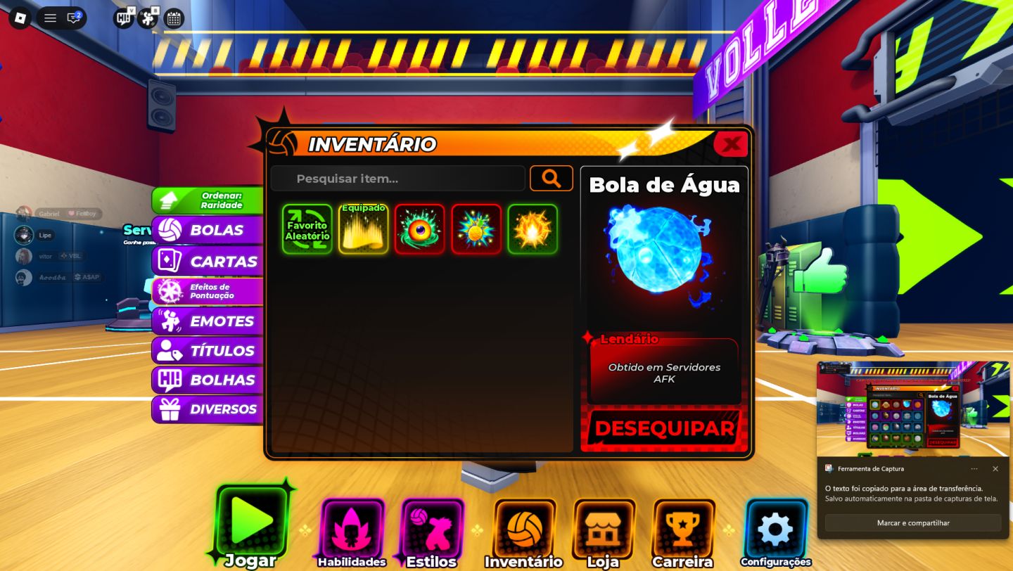 Conta de haikyuu legends com 5 secretos bons.