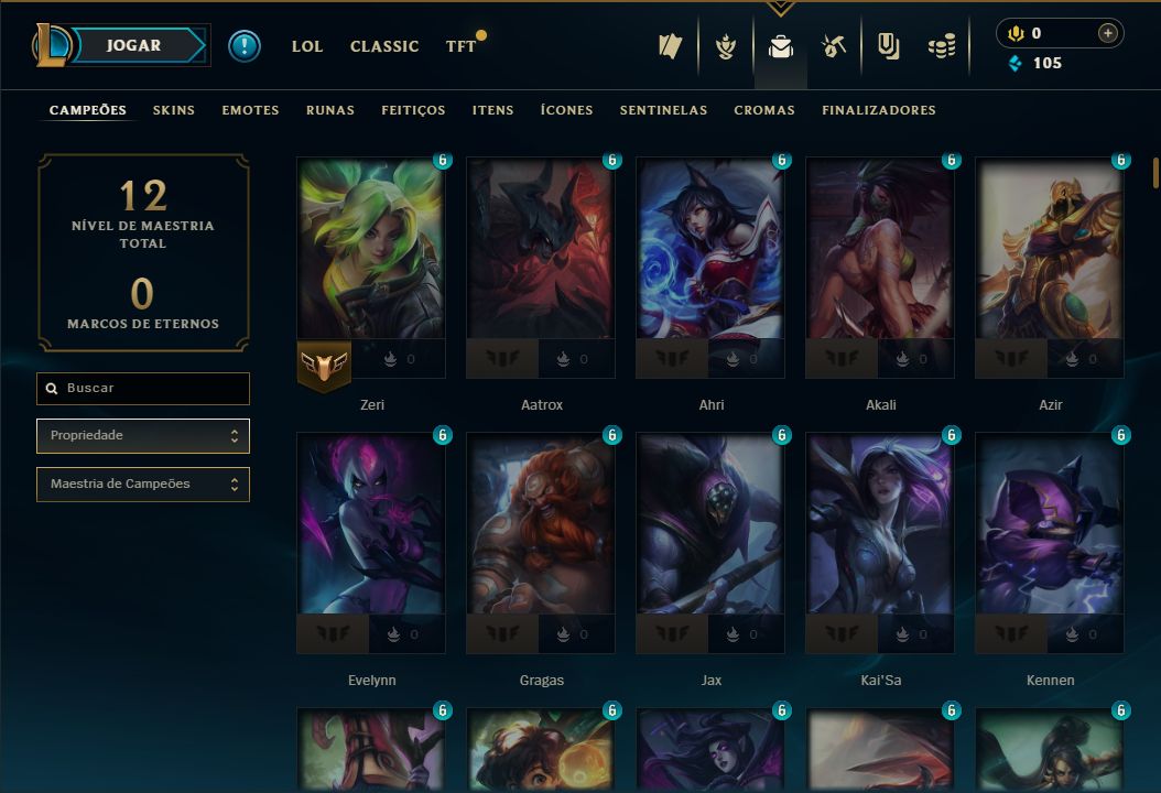 SKIN FIORA ESPADA ALADA + [ UNRANKED CONSERVADA ] + [ TROCA NICK ]