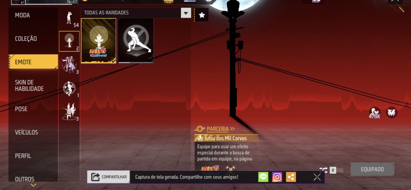 Conta com 2 punho gemada