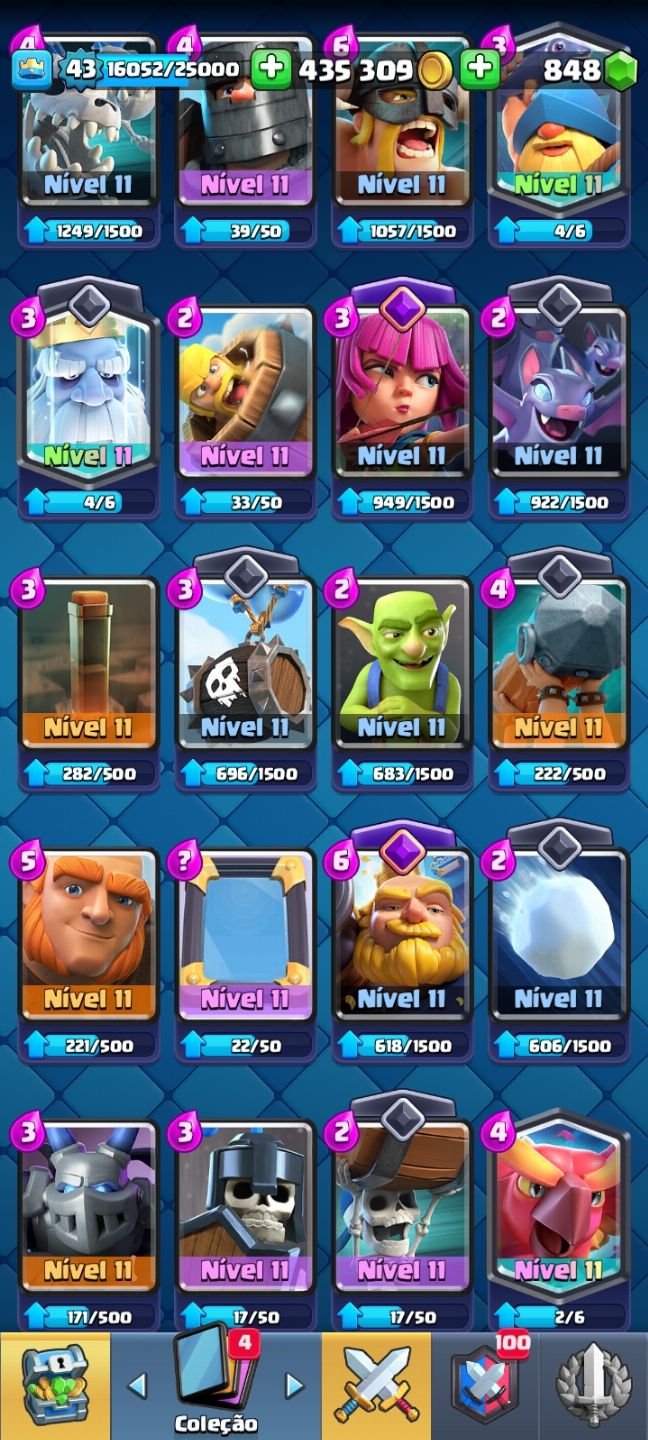 Conta Clash 5 anos,7k troféus com barril 15 elite!