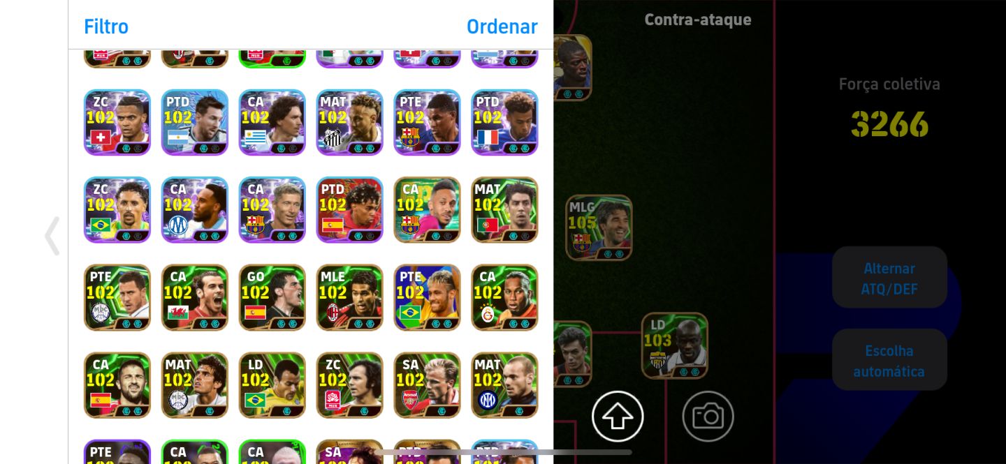 TÍTULO DO ANÚNCIO CONTA eFOOTBALL MOBILE JOGADORES TOP | ÓTIMO ELENCO