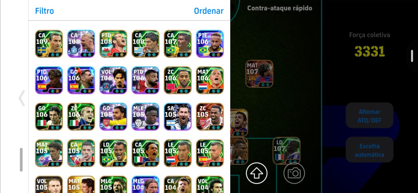 Conta efotbool 3321 de força comHarry Kane e Mbape bola de ouro