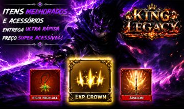 Ítens acessórios materiais e frutas para awk king legacy
