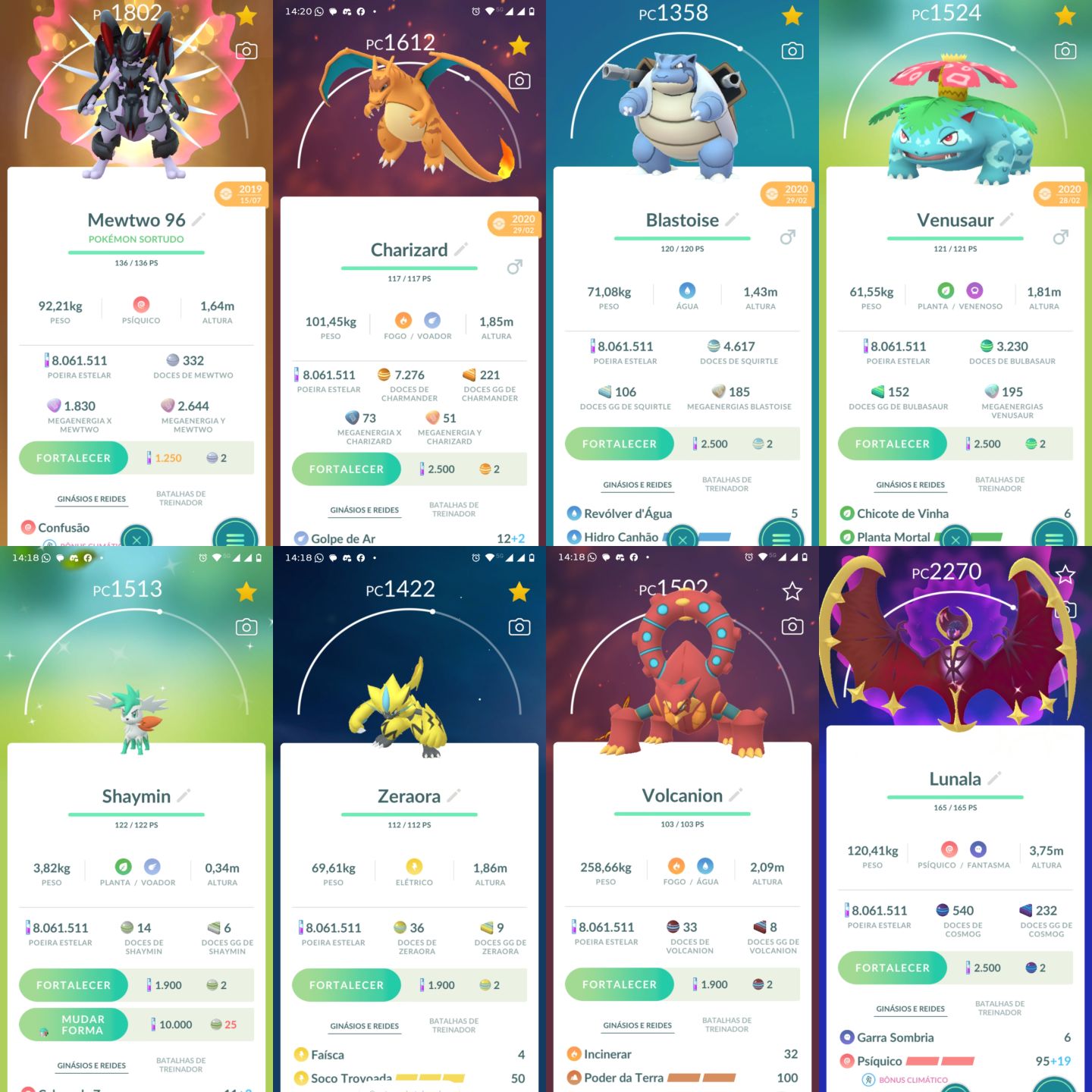 CONTA POKÉMON GO LV79