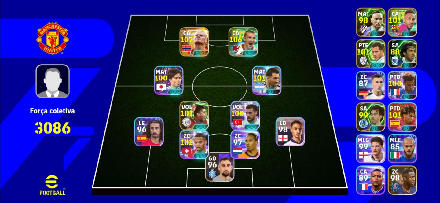 Conta com haaland bigtime 108 e shevchenko 107