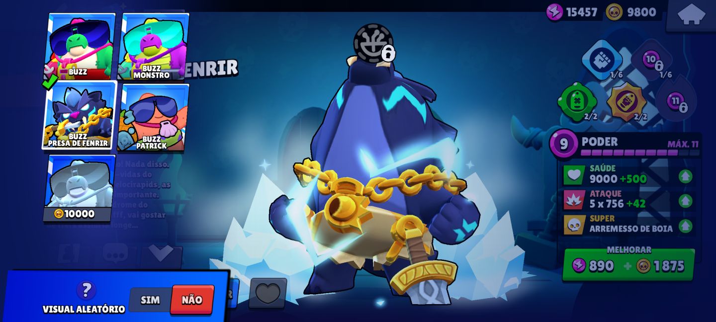 Conta de brawl stars 42k de troféus, desde 2019, várias skins