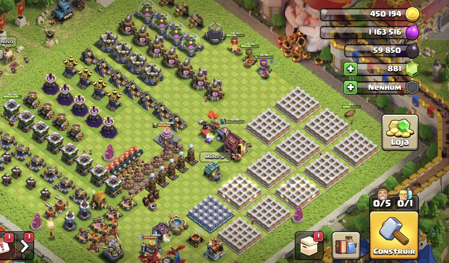 Conta: Clash of Clans TH:12 Full