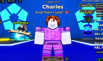 CONTA DE BLUE LOCK RIVALS COM CHARLES E - Roblox - Blue Lock Rivals - GGMAX
